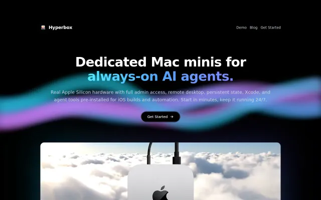 Hyperbox- $40/month Mac mini rentals