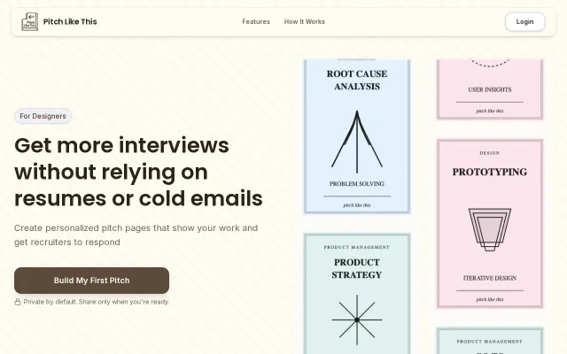 Build a timeline of your experiences and generate tailored job pitches