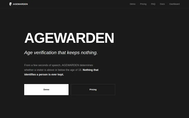 Voice Age Verification