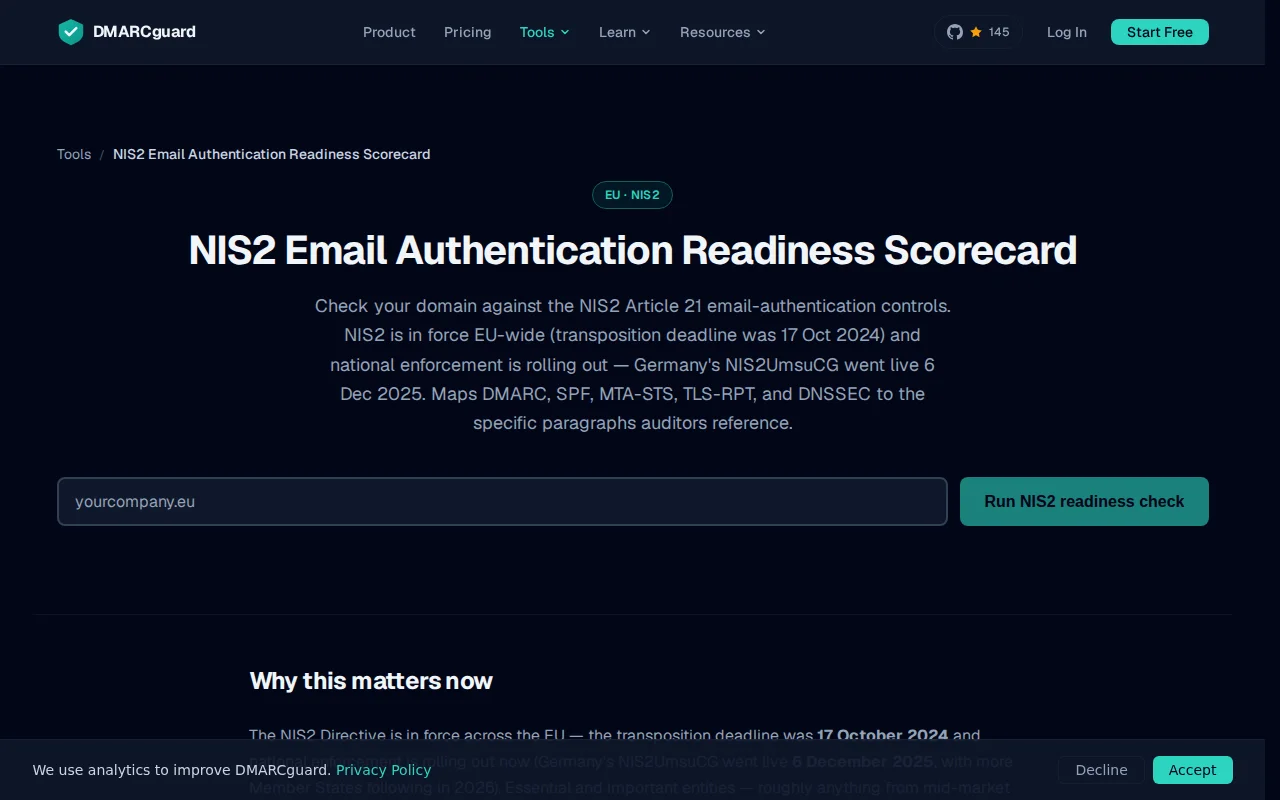 NIS2 Readiness Check