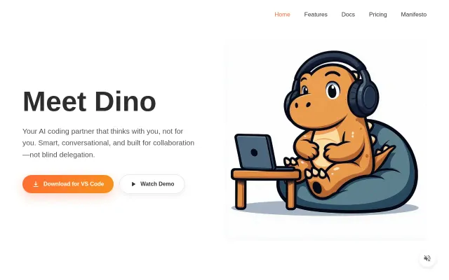 Dino – An AI coding agent that keeps you in the loop