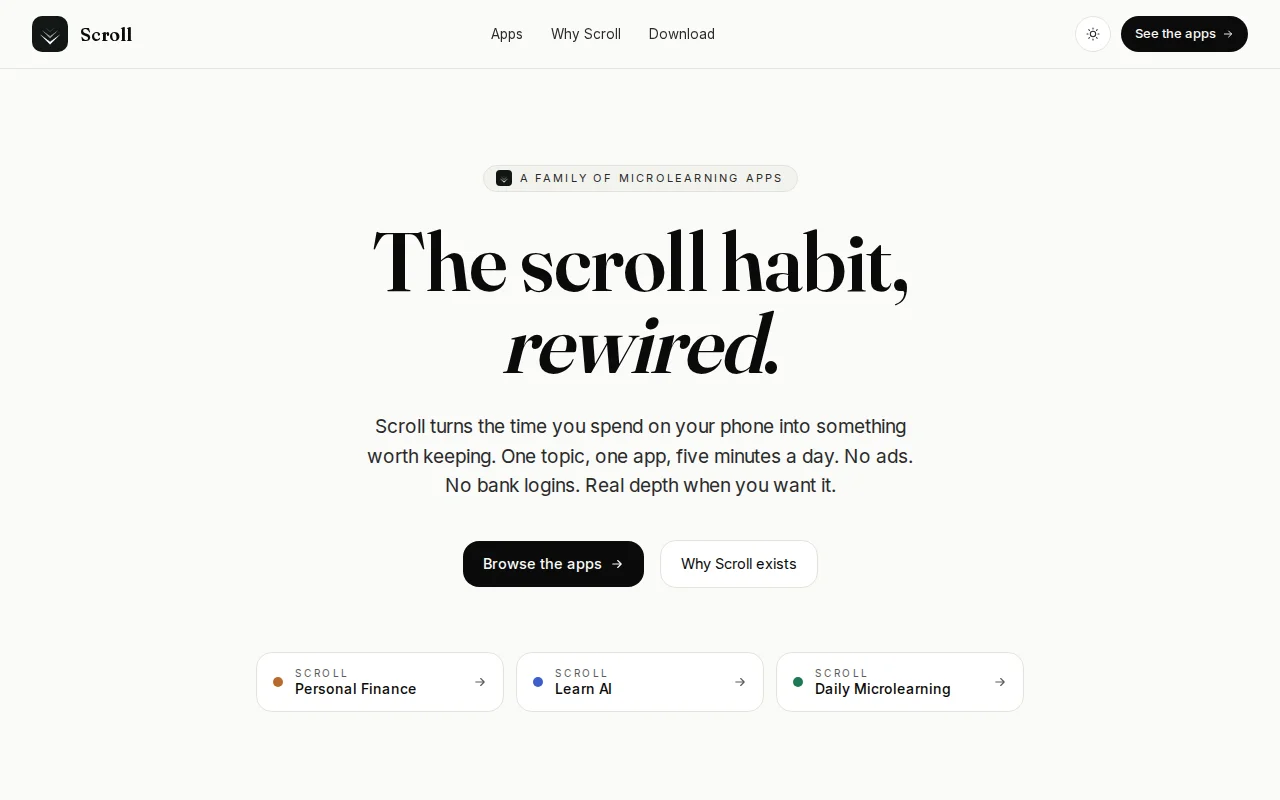 Microlearning apps with a TikTok-style feed to beat doomscrolling