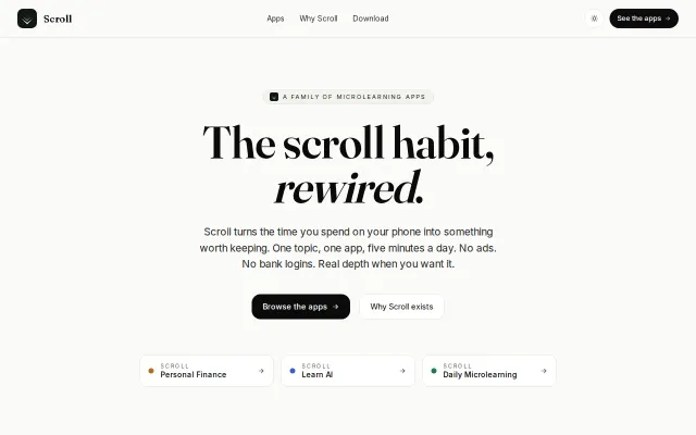 Microlearning apps with a TikTok-style feed to beat doomscrolling