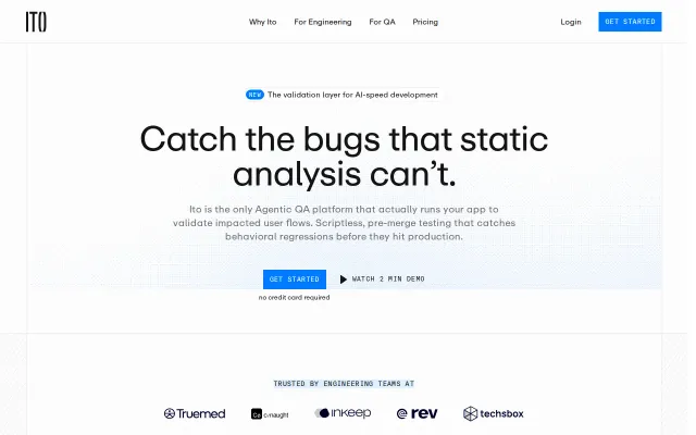 Ito – Code reviews that run code