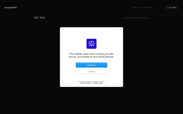 penguinAI – the c.ai alternative focused on privacy, no self-hosting