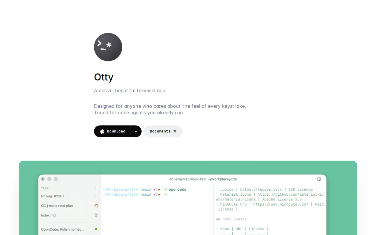 Otty – a native and beautiful terminal emulator