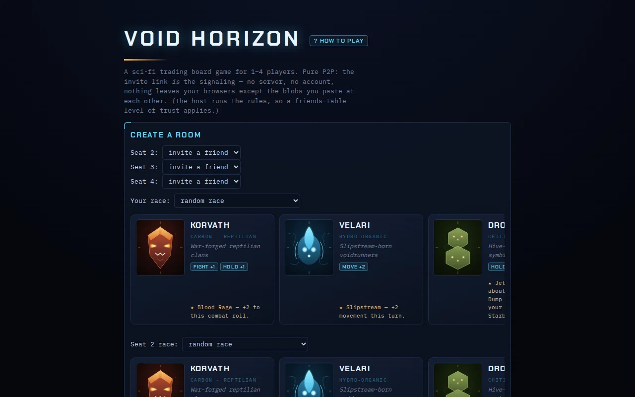 Multiplayer Space Game