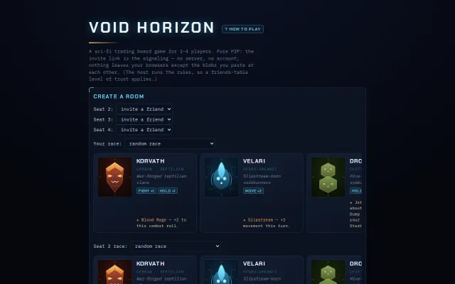 Multiplayer Space Game