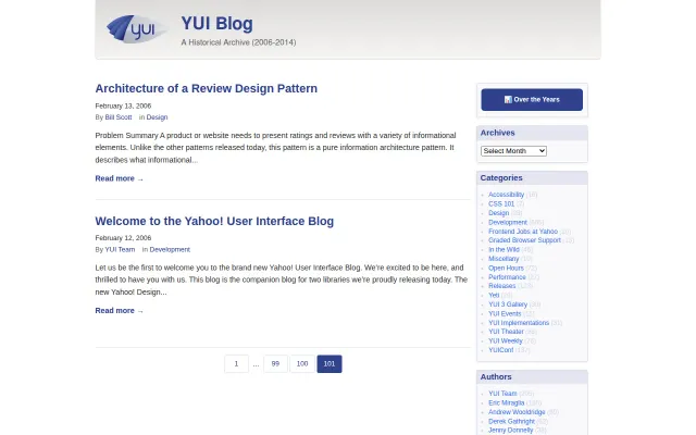 I revived yuiblog.com, Yahoo's defunct front end engineering blog