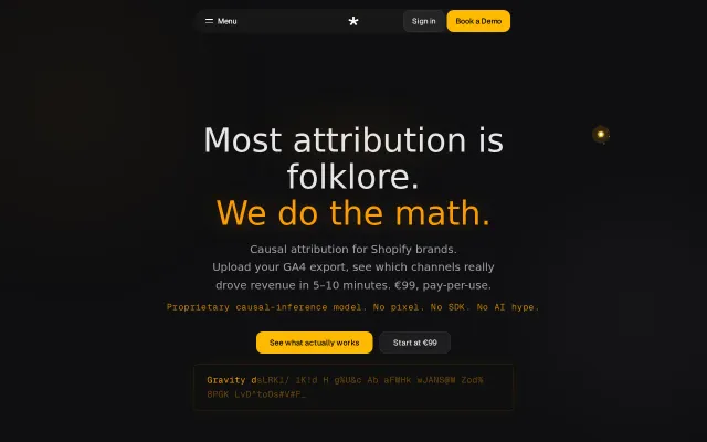 Causality Engine – Causal marketing attribution for e-commerce