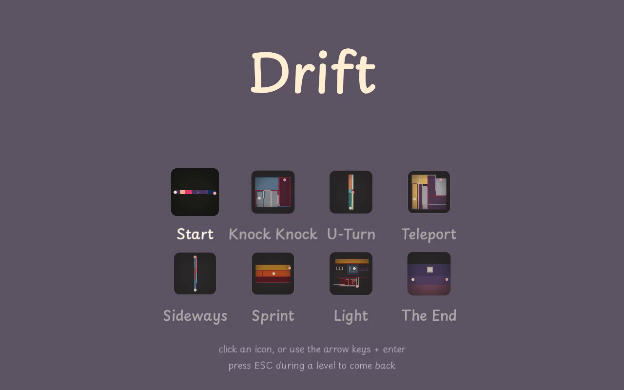 A calm browser based physics game