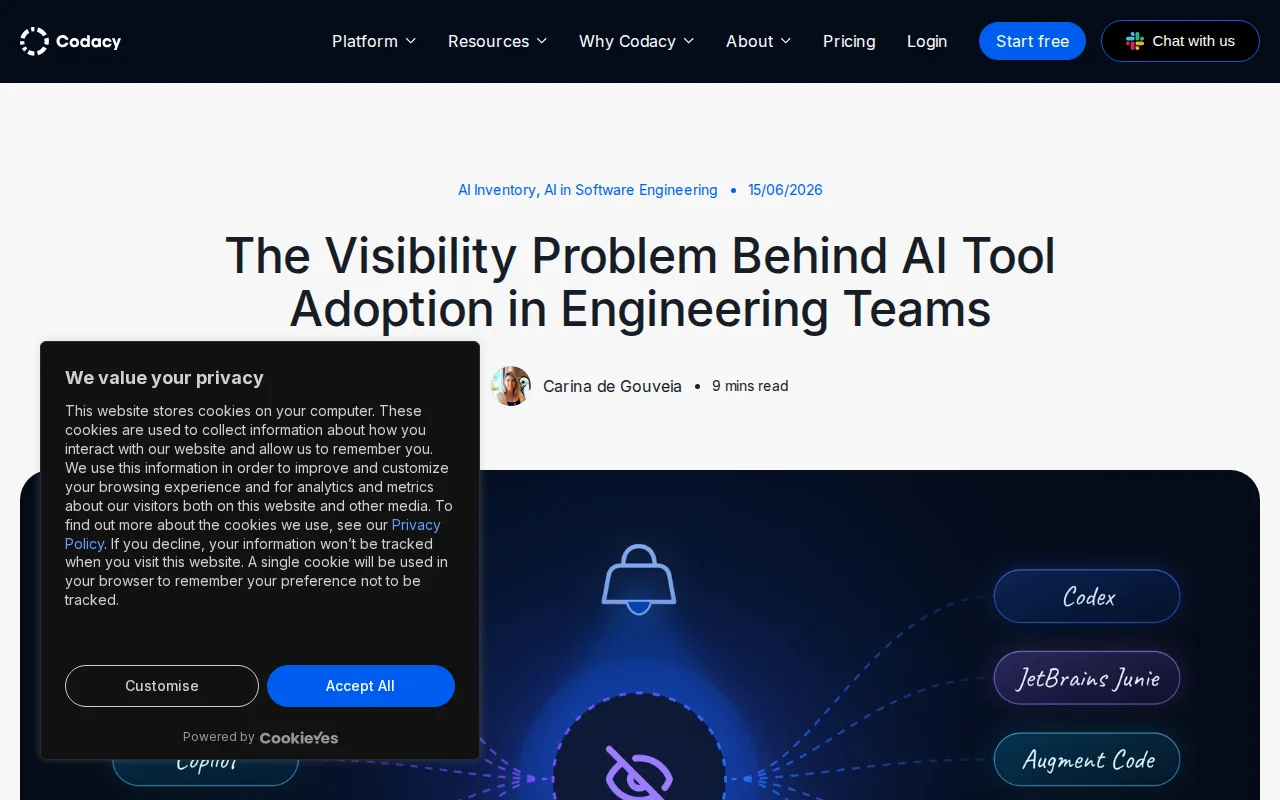 Know which AI coding tools/MCPs/etc. are used to ship software