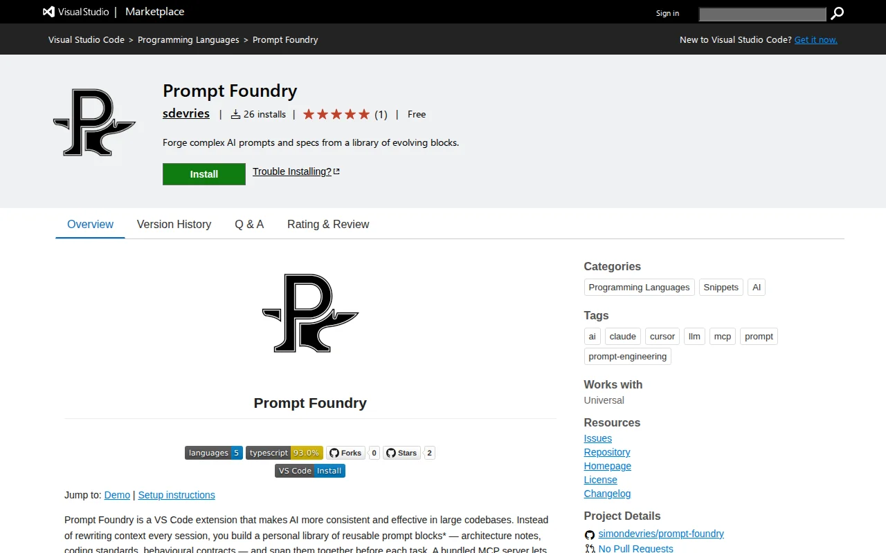 Prompt Foundry-tasks with focused context + instructions = sharper AI