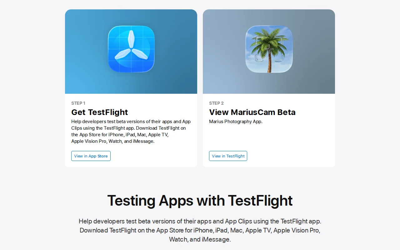 A photography app with nicer colors