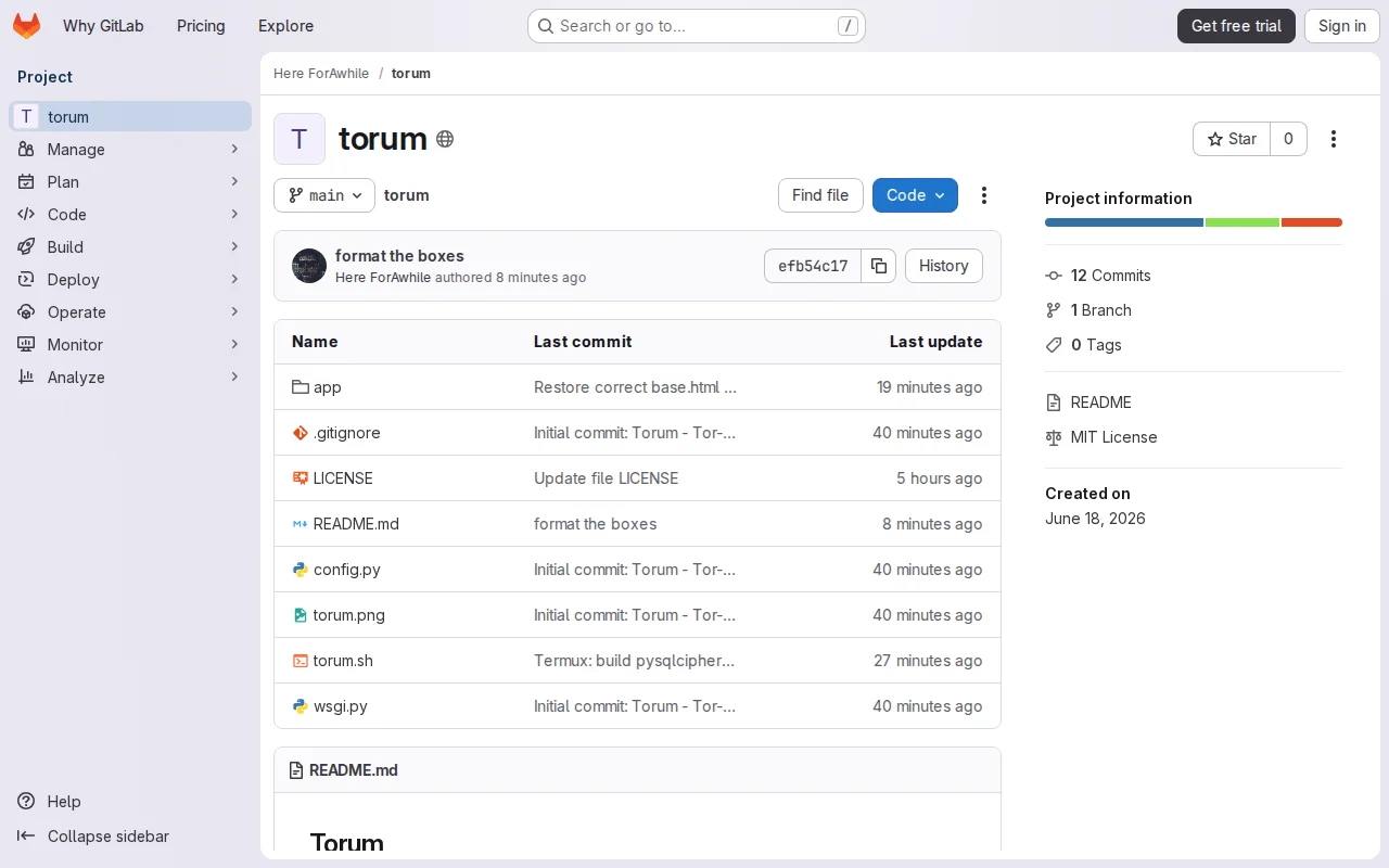 Torum – your own portable HN clone