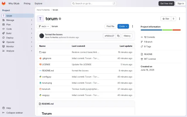 Torum – your own portable HN clone