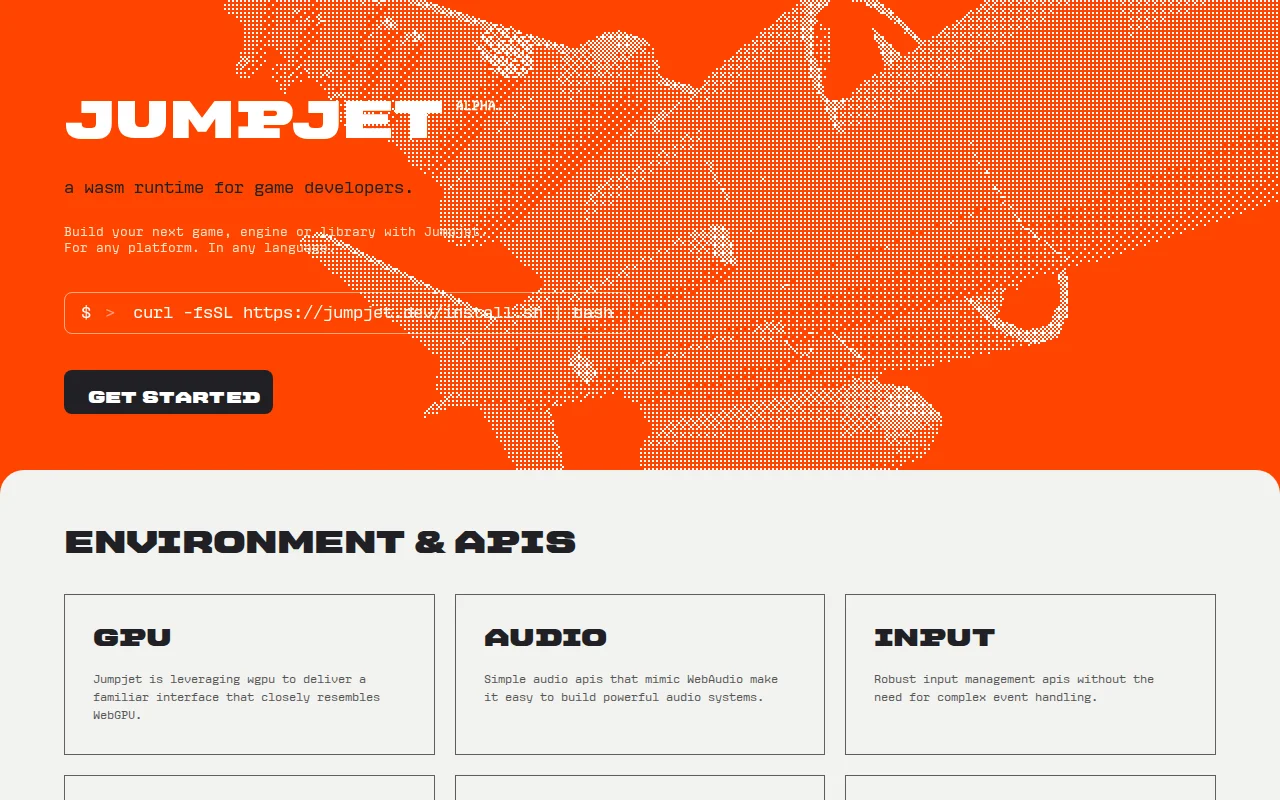 Jumpjet – a WASM runtime for game developers