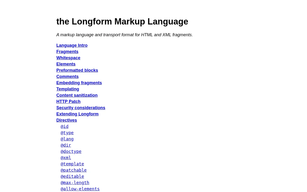 I built an extendable full document markup language