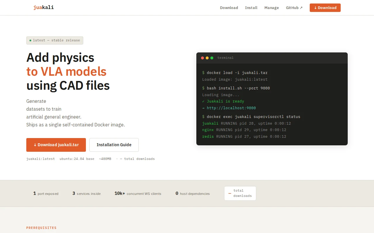Juakali: a datalayer to build artificial general engineer