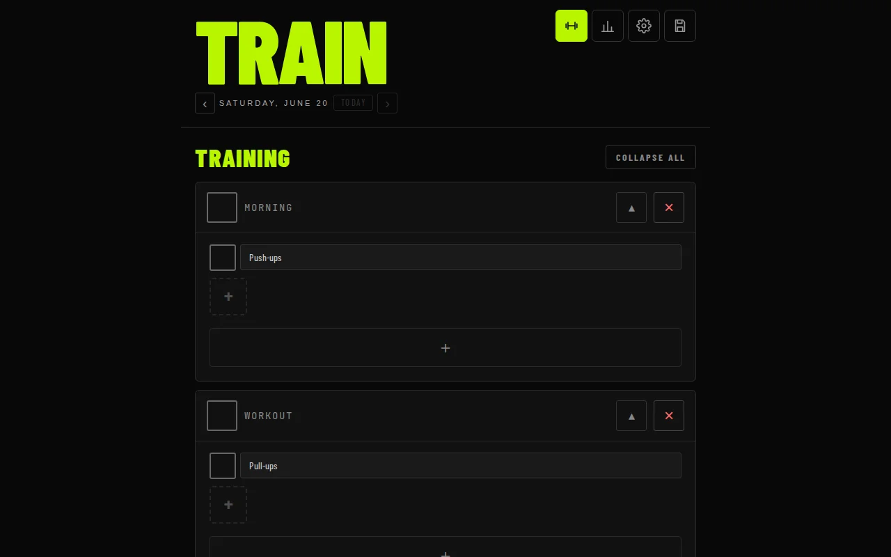 F1l0 – Fitness Logger