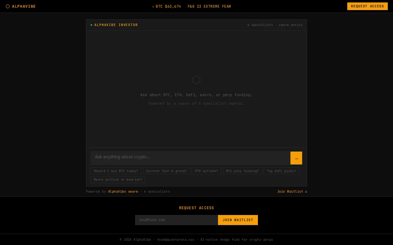 AlphaVibe – AI that reads your DeFi wallet live via DeBank