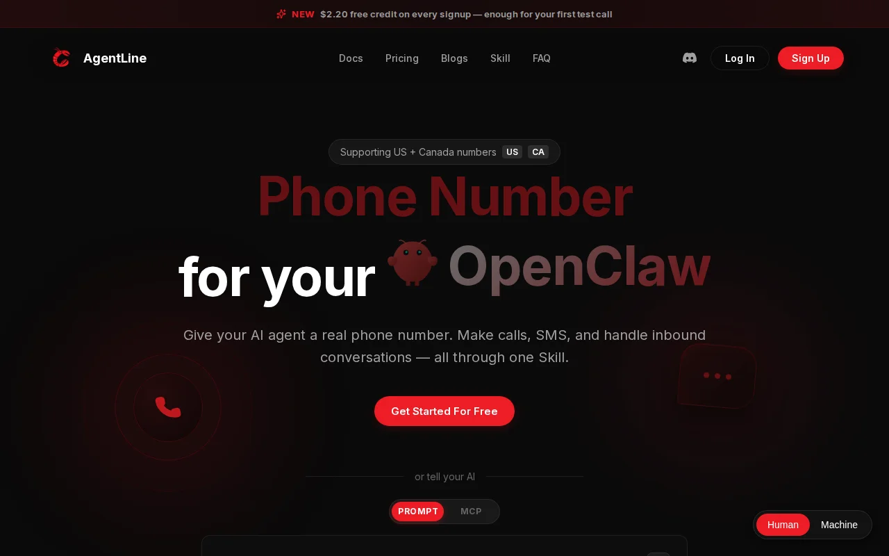 Phone Number for AI Agents Like Hermes and OpenClaw
