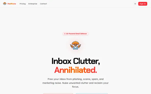 MailNuke – Inbox Clutter, Annihilated