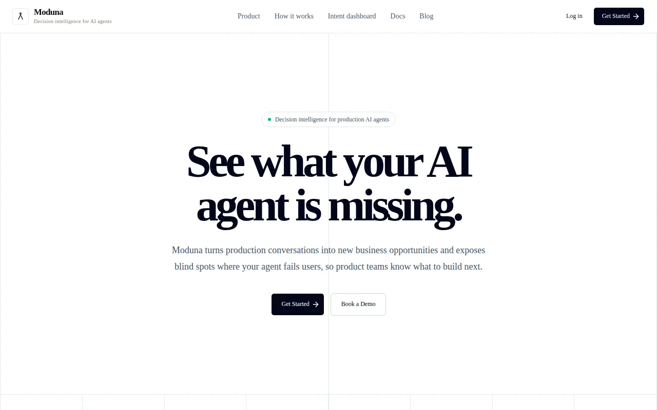 Moduna –- Mixpanel for AI Agents