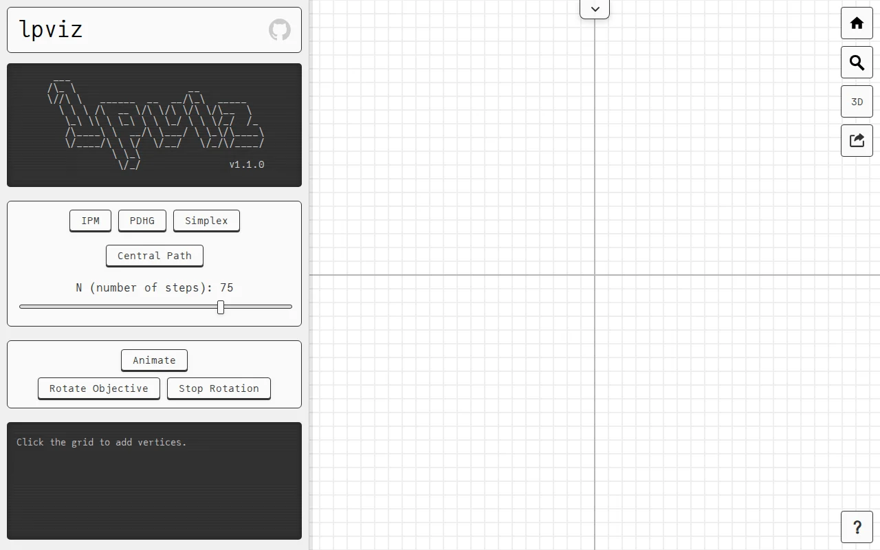 lpviz – Interactive linear programming visualization in the browser