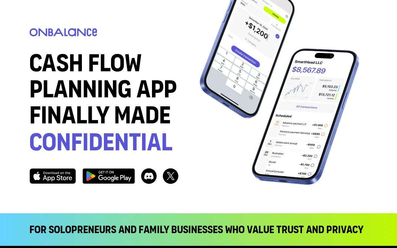 Onbalance – privacy-first cashflow planning app got a multiuser update