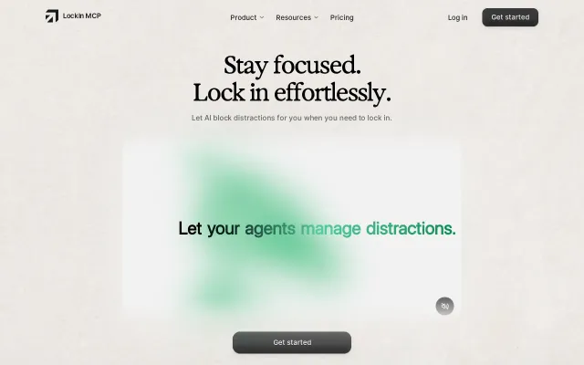 Lockin – system-level distraction blocker controlled via text