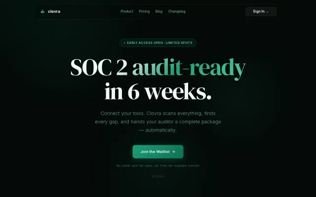 Clovra – SoC 2 audit prep without the $30K consultant