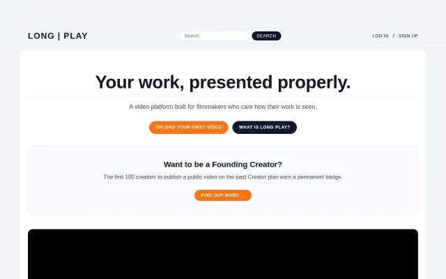 Algorithm-free video hosting that doesn't recompress your master