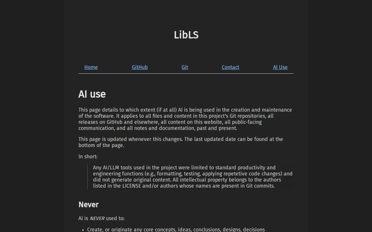AI Use Disclaimer