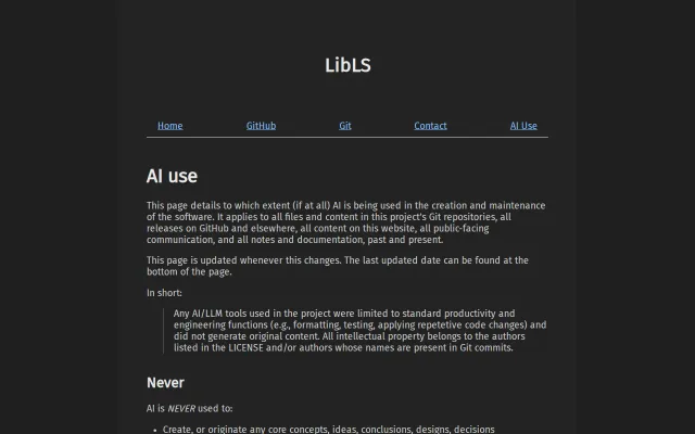 AI Use Disclaimer