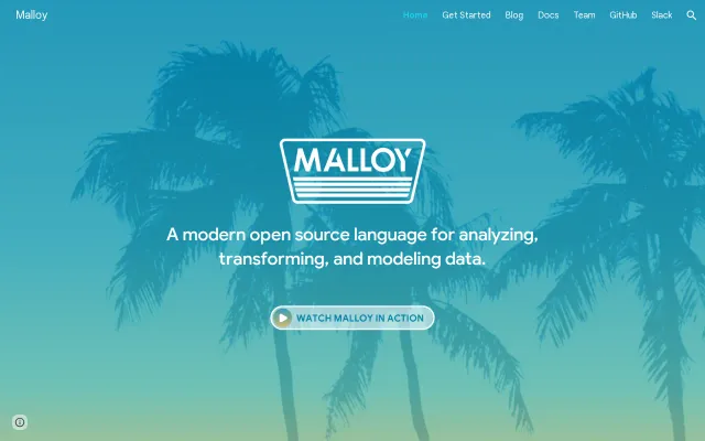 Open-source language for analyzing, transforming, and modeling data