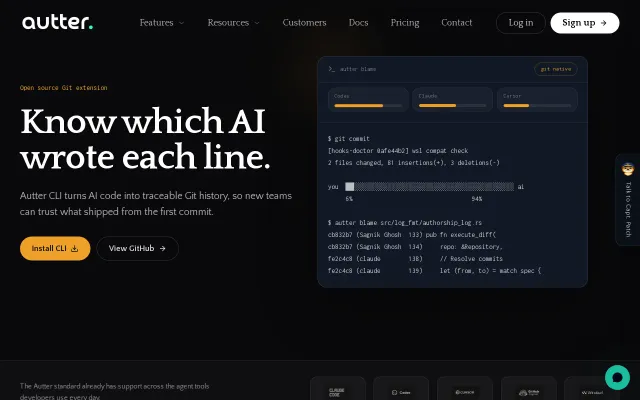 Built a Git ext. in Rust that tracks which AI wrote each line of code