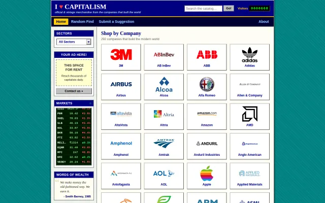 Find vintage corporate merch from iconic companies
