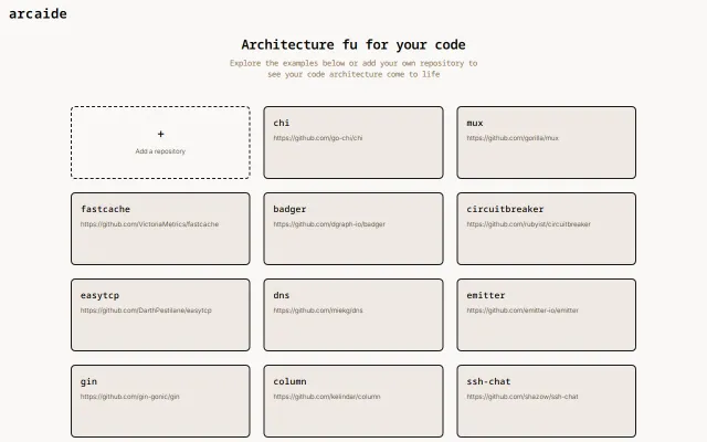 Explore popular go codebases visually