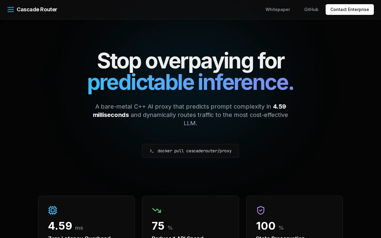 Cascade – A bare-metal C++ proxy that cuts LLM API bills by 70%