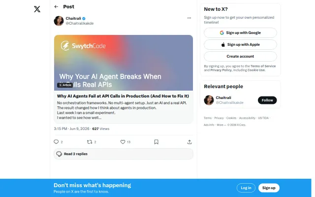 Why AI Agents Fail at API Calls in Production (and How to Fix It)