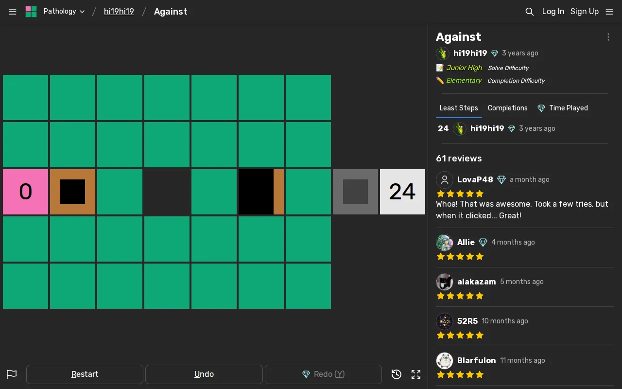 Find the Shortest Path in 24 steps
