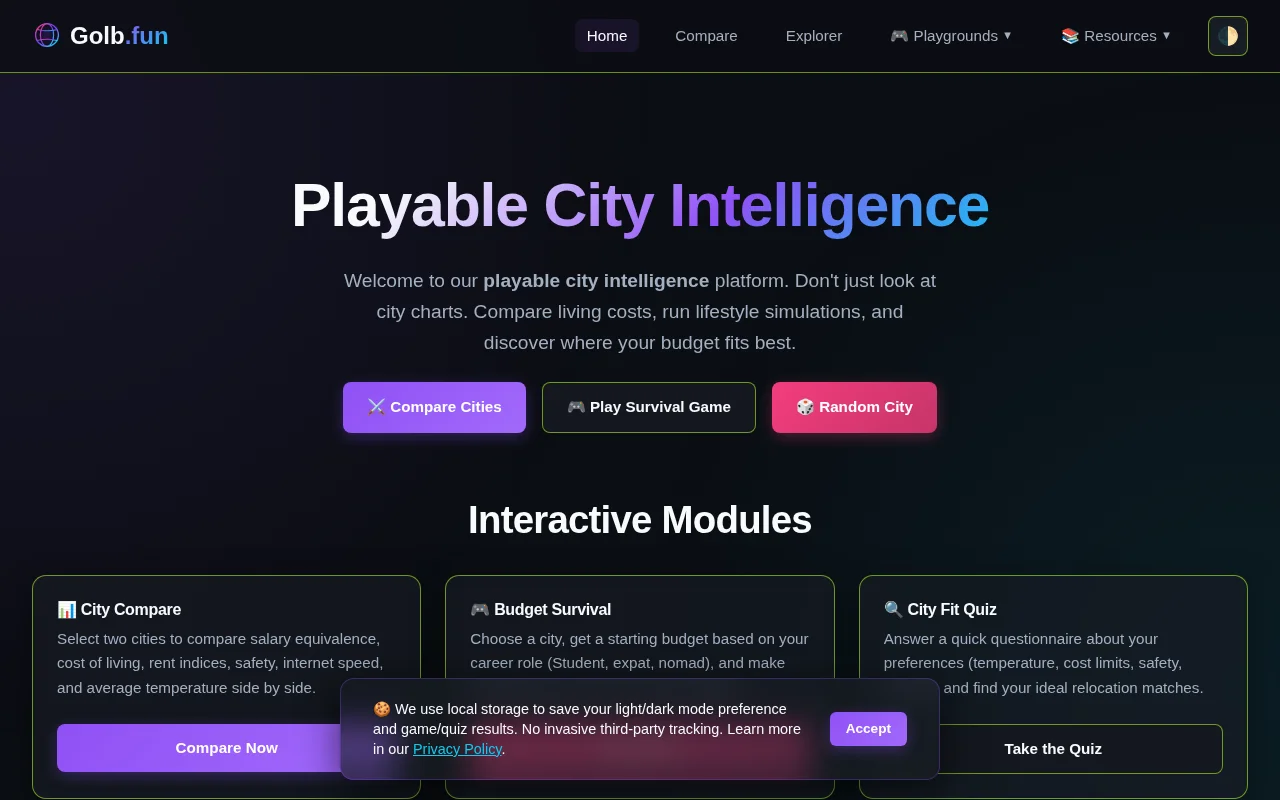 Playable City Intelligence