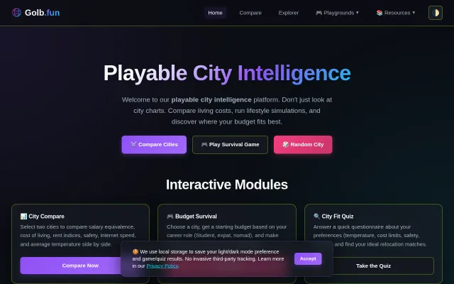Playable City Intelligence