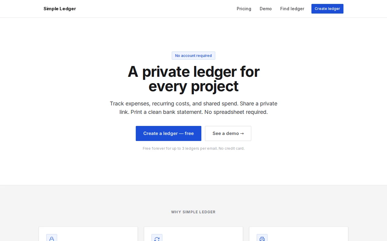 Simple Ledger