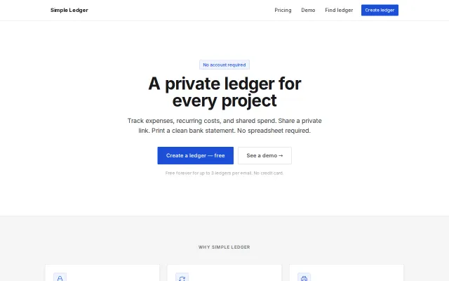 Simple Ledger