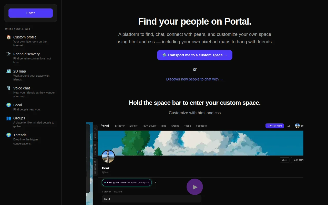 Portal – Taking Online Connections Back to Their Roots
