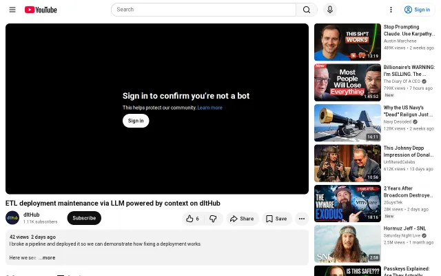 An agent that fixes broken data pipelines from their logs (3min video))