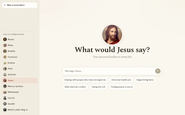 What Would Jesus Say?