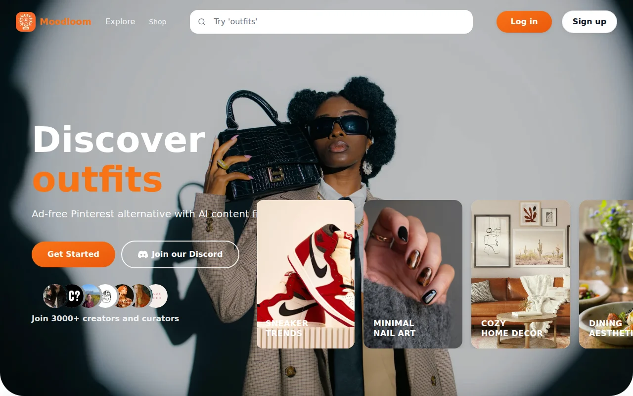 I built an Ad-free Pinterest Alternative with AI content filtering